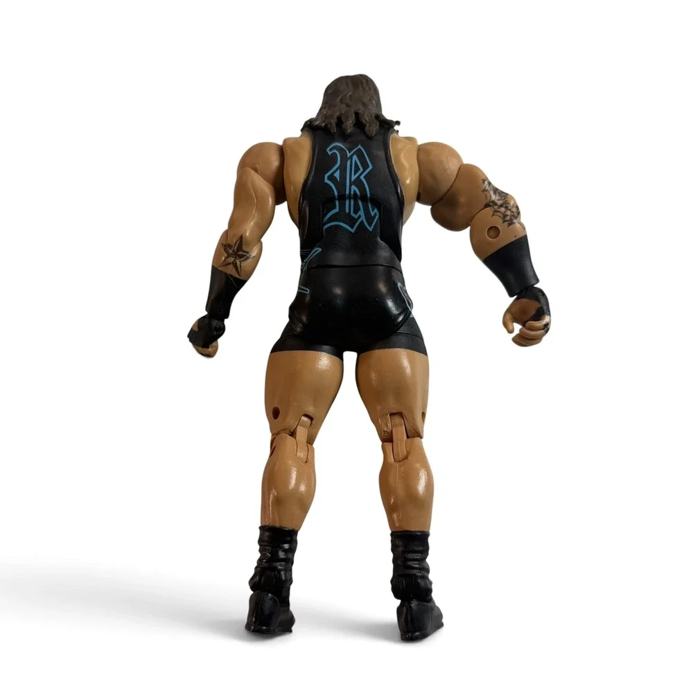WWE Elite Series 50 Rhyno Action Figure Mattel Wrestling Man Beast ECW Blue
